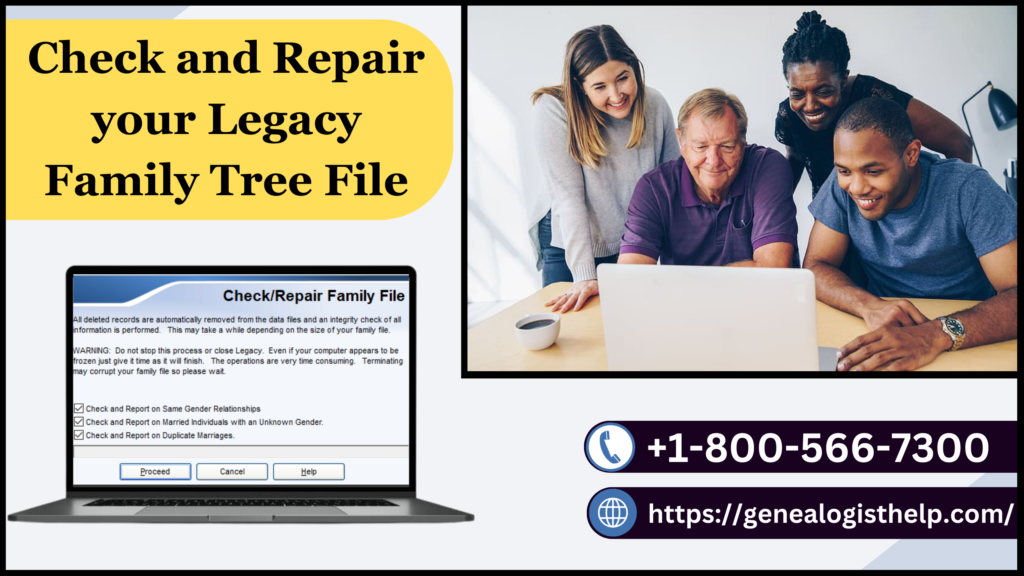 How to Check and Repair your Family File