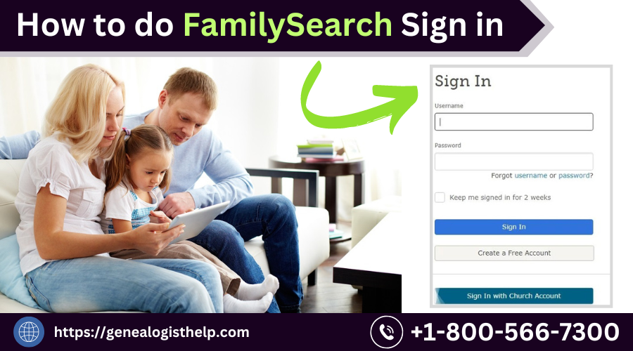 Sign in to FamilySearch account