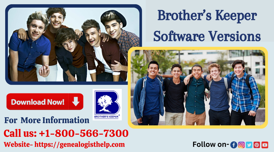 Brother’s Keeper Software Versions