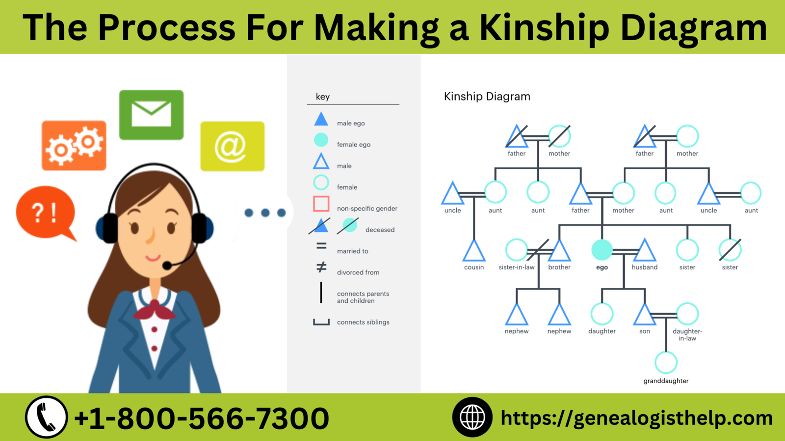 Kin Ship Process of Making a Kinship Diagram - step by step guide